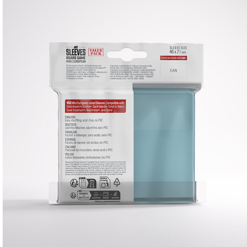 Just Sleeves: Mini European Value Pack (150)