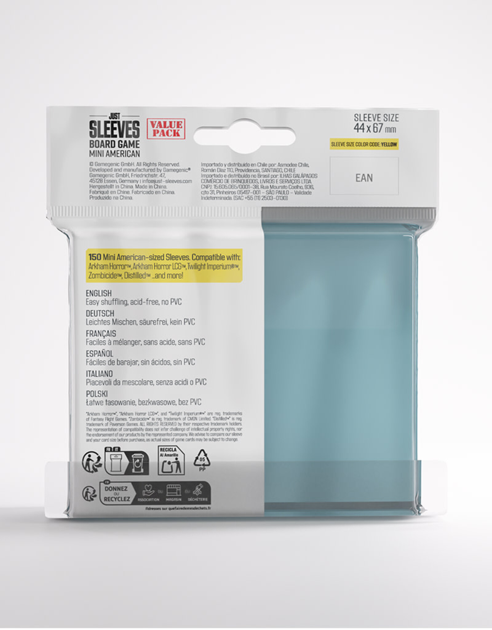 Just Sleeves: Mini American Value Pack (150)