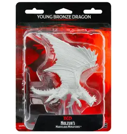 Wizkids D&D Unpainted Minis: Young Bronze Dragon