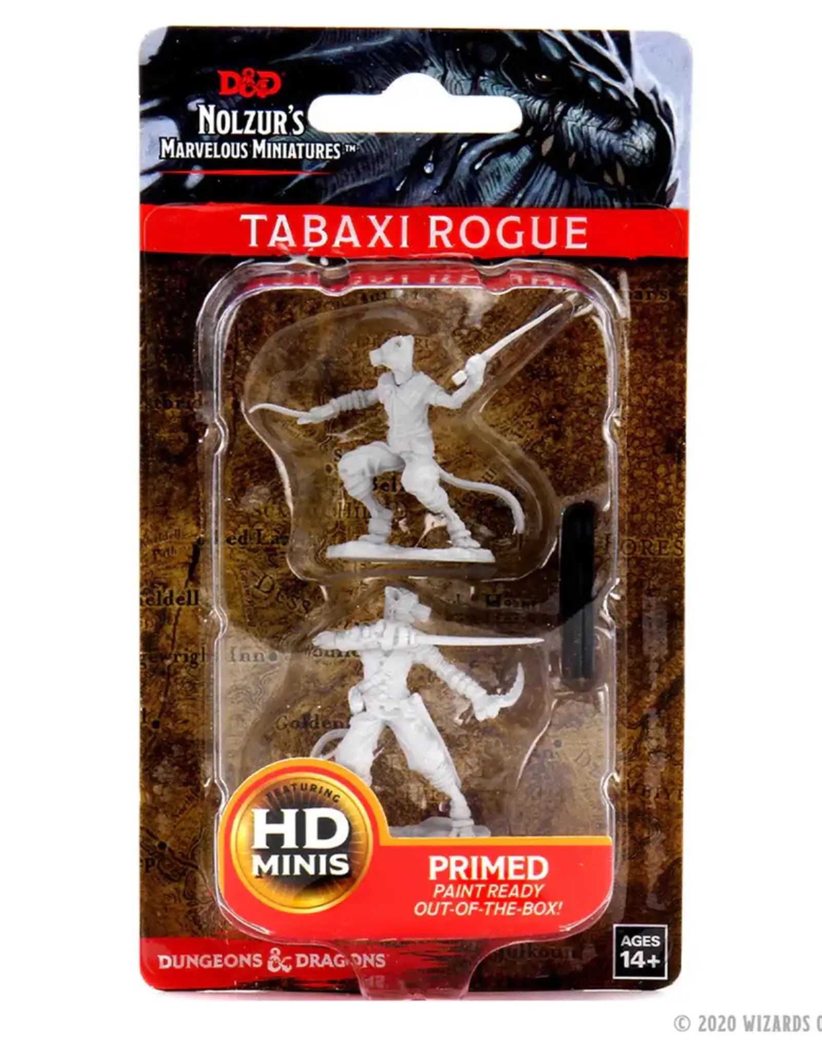 Wizkids D&D Unpainted Minis: Tabaxi Rogue Male