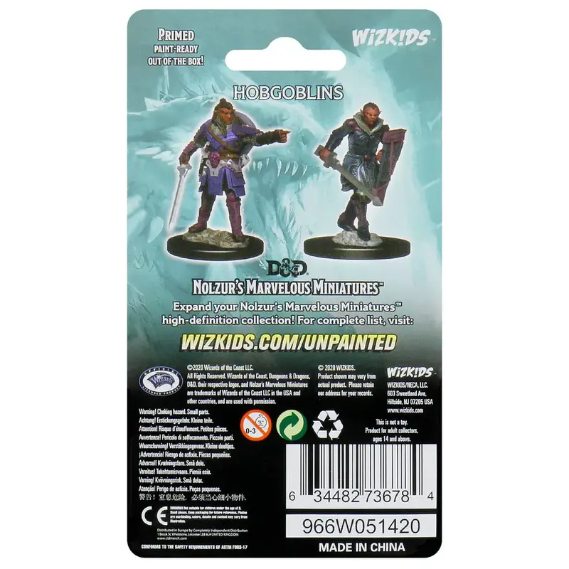 Wizkids D&D Unpainted Minis: Hobgoblins