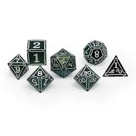 Norse Foundry Norse Metal RPG Dice (7) Ironworks Necromancer