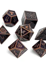 Norse Foundry Norse Metal RPG Dice (7) Rust Monster