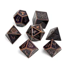 Norse Foundry Norse Metal RPG Dice (7) Rust Monster