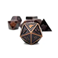 Norse Foundry Norse Metal RPG Dice (7) Rust Monster