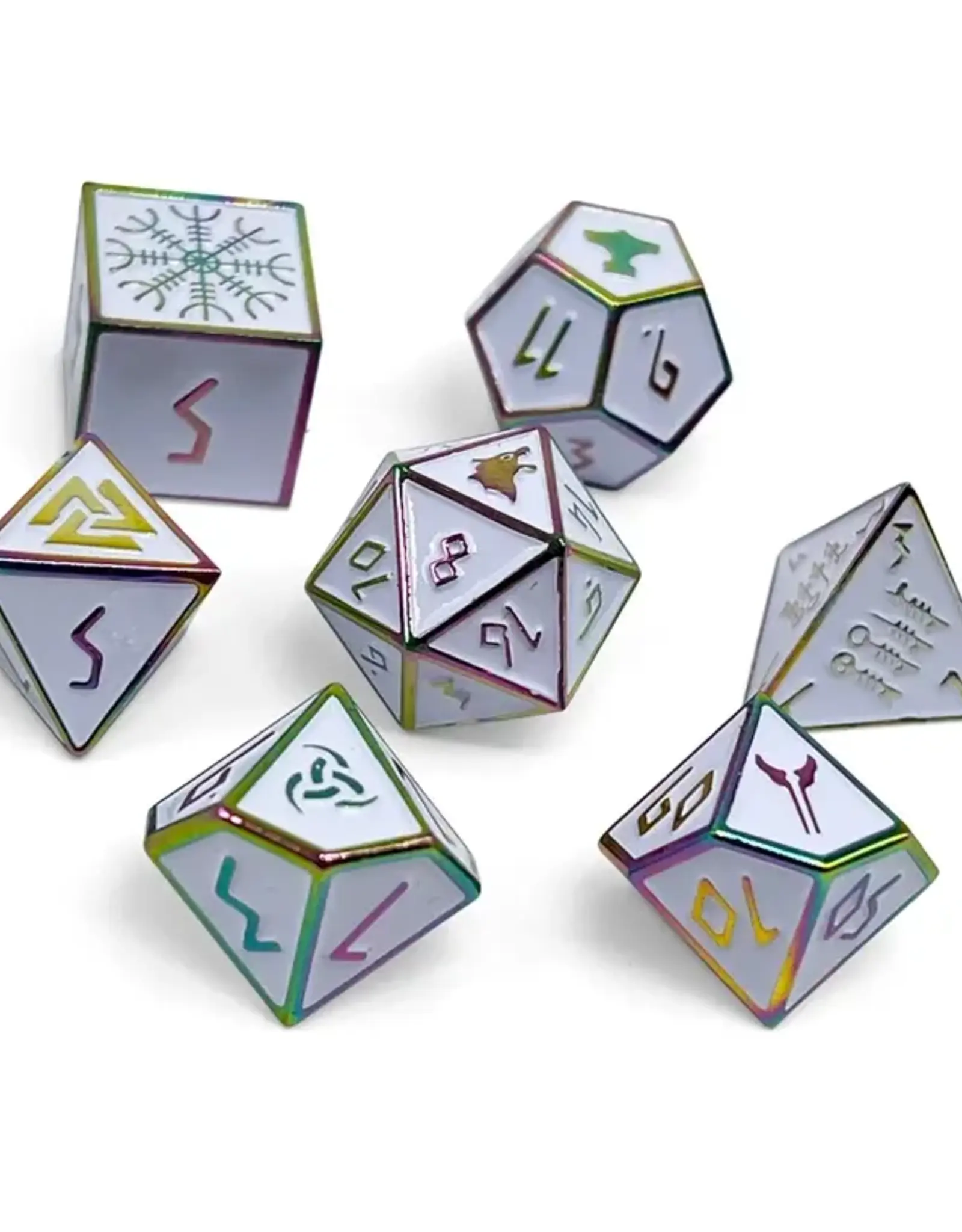 Norse Foundry Norse Metal RPG Dice (7) Ice Storm