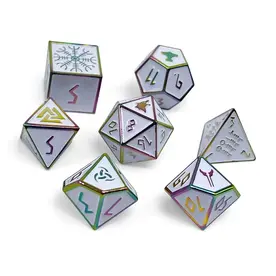 Norse Foundry Norse Metal RPG Dice (7) Ice Storm