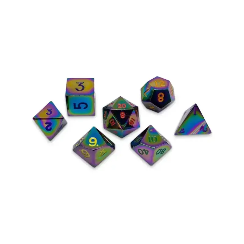 Norse Foundry Norse Metal RPG Dice (7) BiFrost