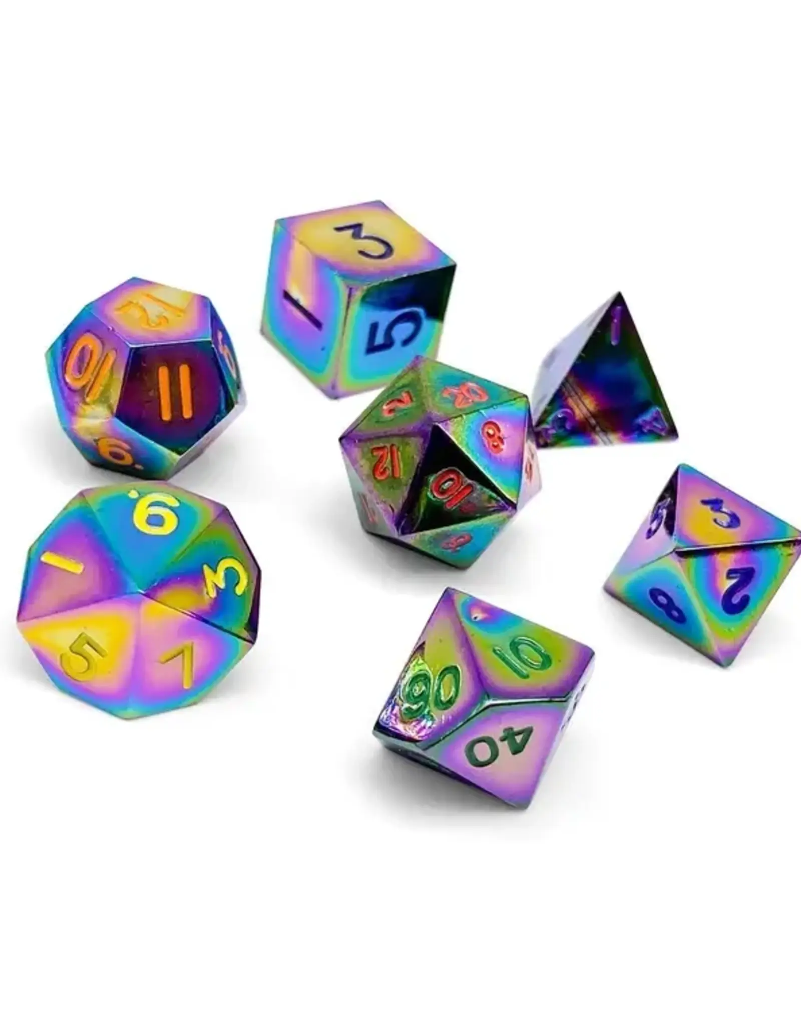 Norse Foundry Norse Metal RPG Dice (7) BiFrost
