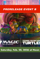 Wizards of the Coast MTG Teenage Mutant Ninja Turtles Prerelease EVENT B (SAT, Feb 28, 2026 at Noon)