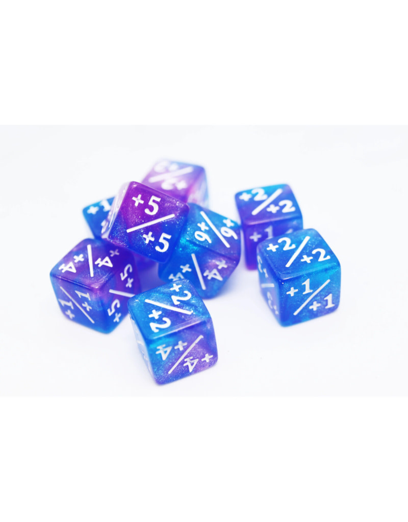 Faire Foam Brain Games +1/+1 Counters Blue and Purple Glitter #5062