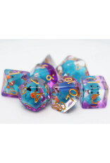 Faire Foam Brain Games RPG Dice (7) Duck on Pond