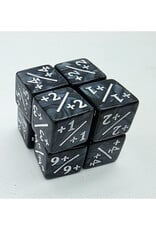 Faire Foam Brain Games +1/+1 Counters Pearl Black w/ White