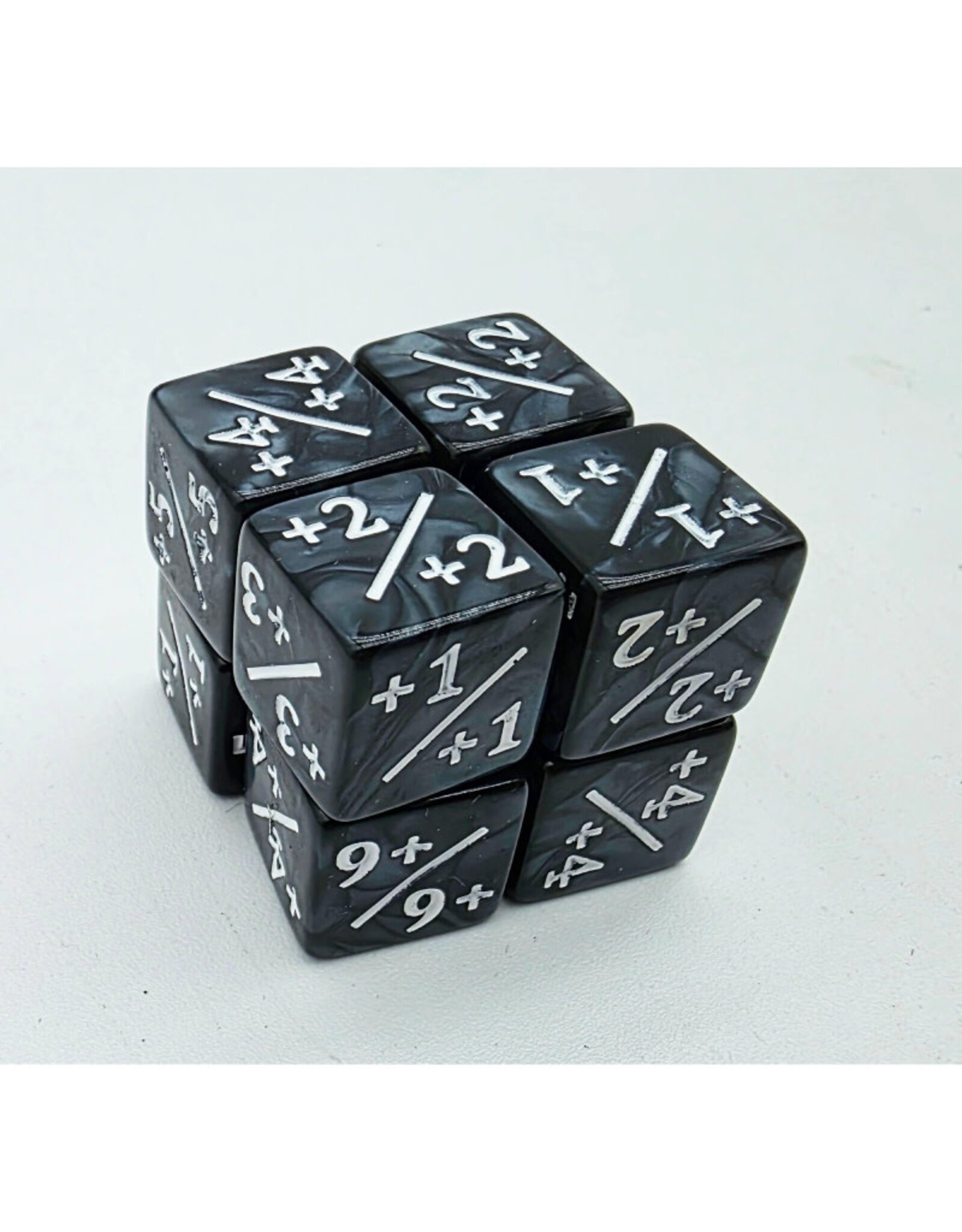 Faire Foam Brain Games +1/+1 Counters Pearl Black w/ White