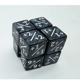 Faire Foam Brain Games +1/+1 Counters Pearl Black w/ White