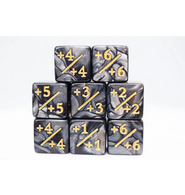 Faire Foam Brain Games +1/+1 Counters Pearl Black