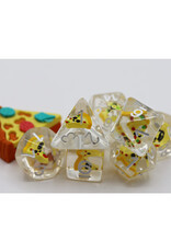 Faire Foam Brain Games RPG Dice (7) Pizza