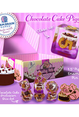 Faire Foam Brain Games RPG Dice (7) Chocolate Cake Piggy