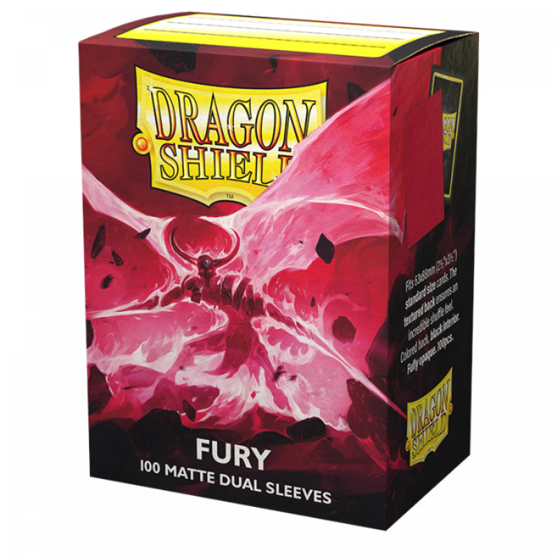 Arcane Tinmen Sleeves: Dragon Shield Matte Dual (100) Fury