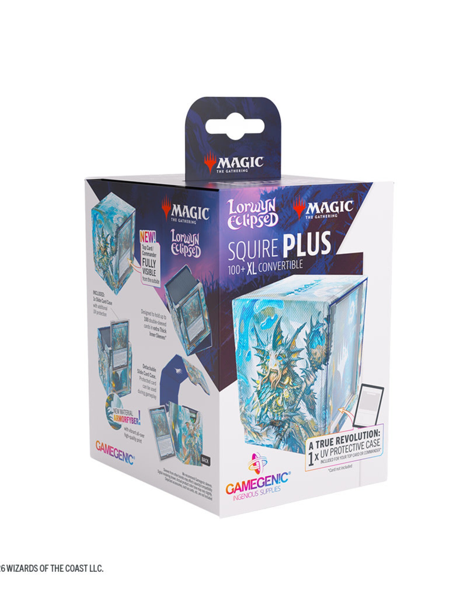 Deck Box: Squire PLUS 100+ MTG Lorwyn Eclipsed Sygg, Wanderwine Wisdom/Shield