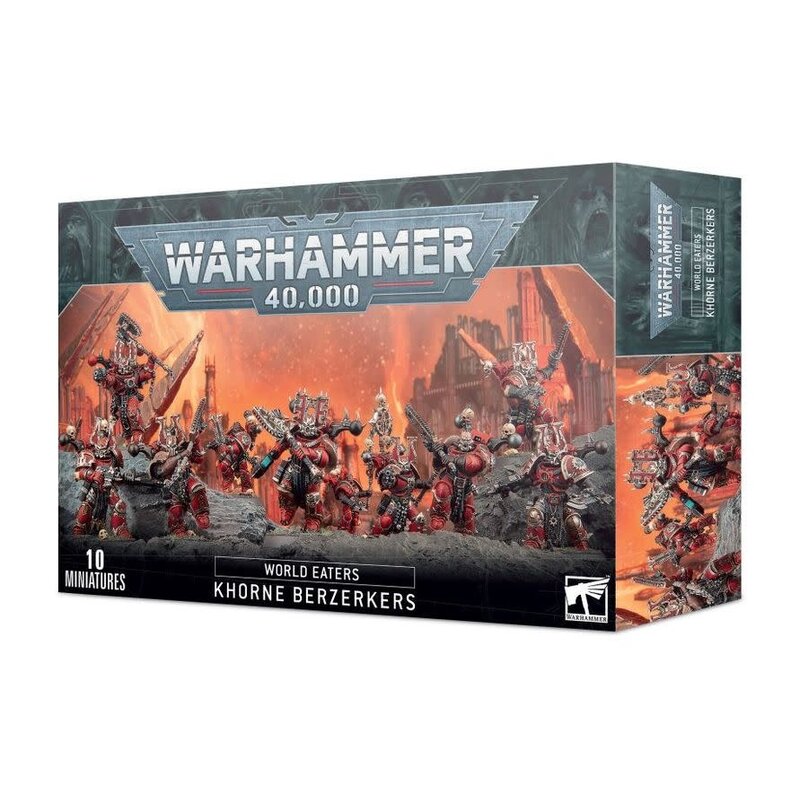 Games Workshop Warhammer 40k World Eaters Khorne Berserkers
