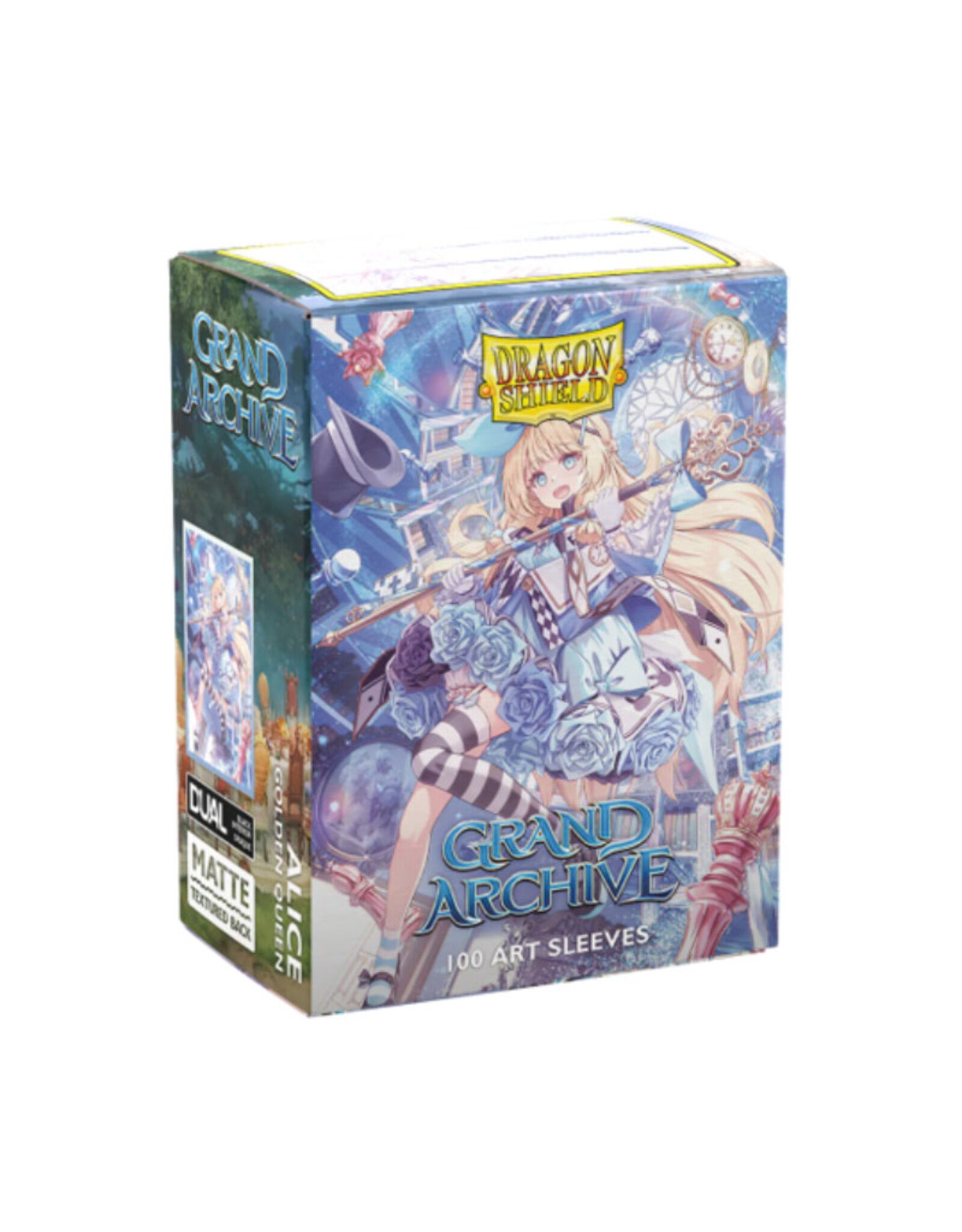 Dragon Shield Sleeves Dragon Shield (100) Matte Dual Alice, Golden Queen