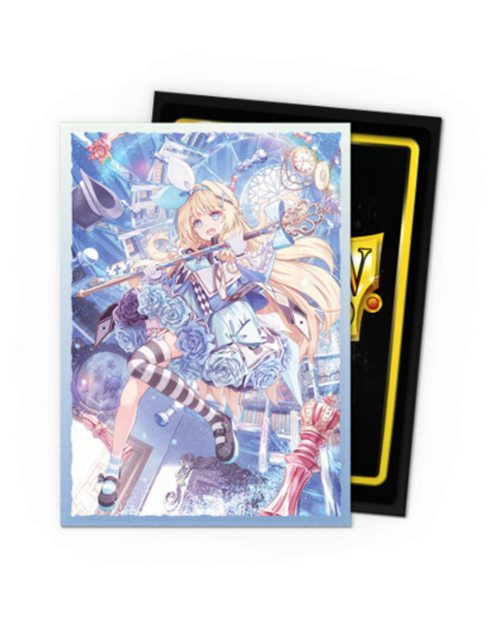 Dragon Shield Sleeves Dragon Shield (100) Matte Dual Alice, Golden Queen
