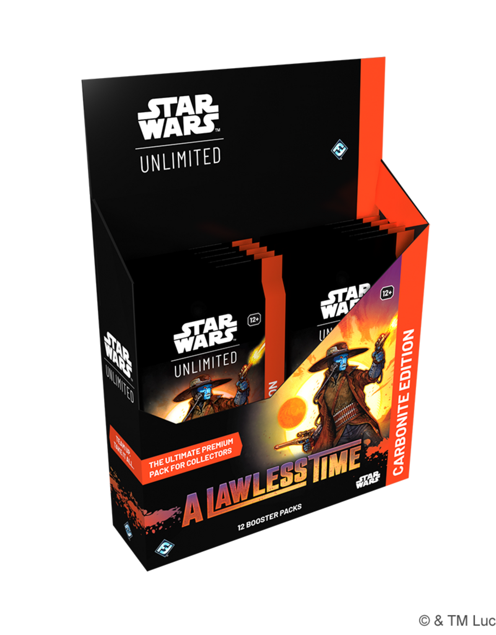 Fantasy Flight Games Star Wars Unlimited A Lawless Time: Carbonite Booster Display (12)