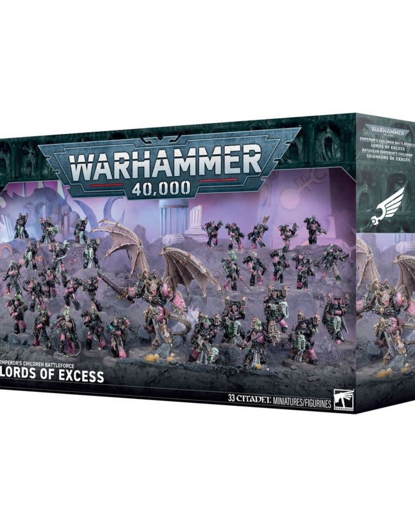 Games Workshop Warhammer 40k BattleforcEmperor's Children Lords of Excess
