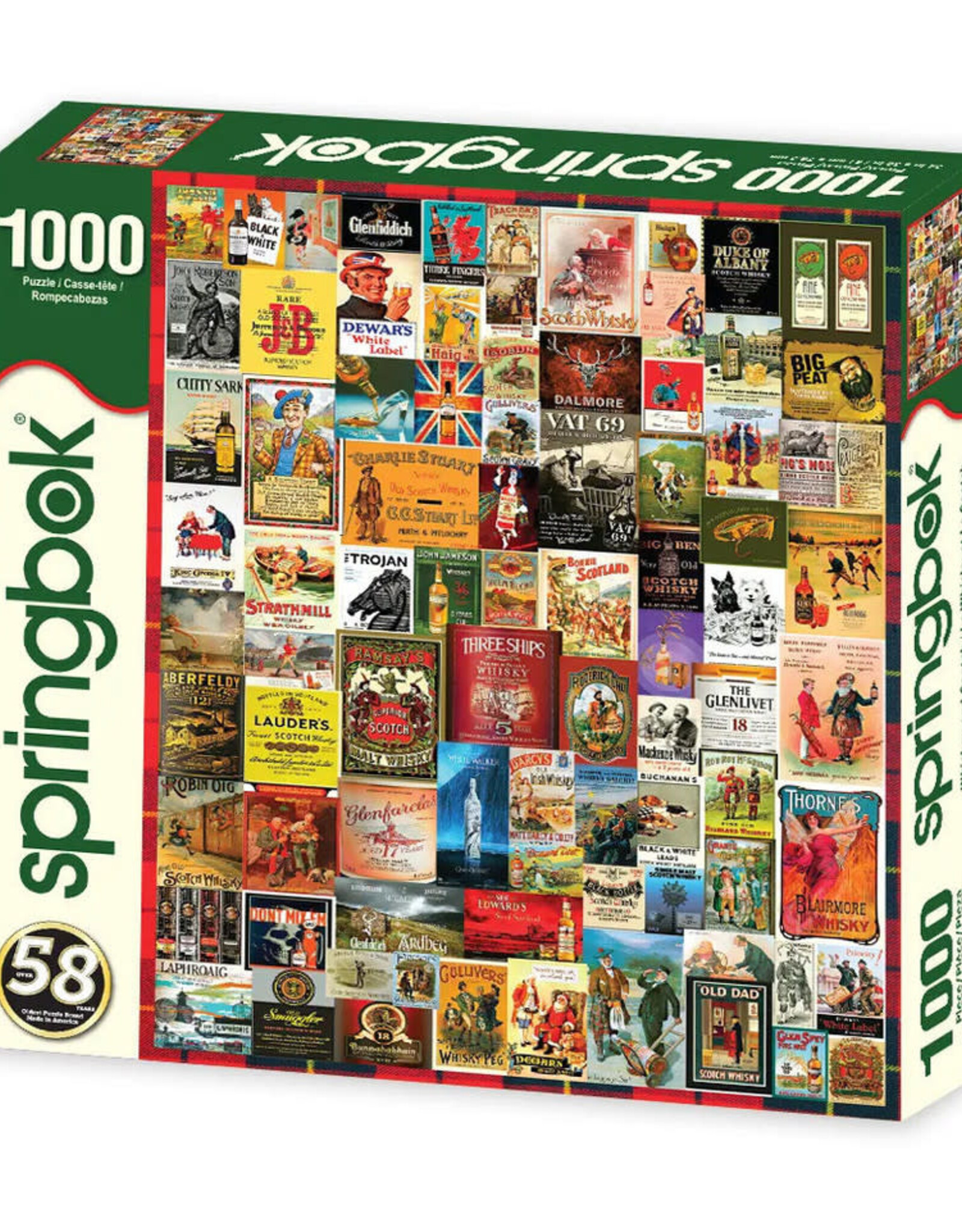 Springbok Whiskey & Scotch Puzzle (1000 PCS)