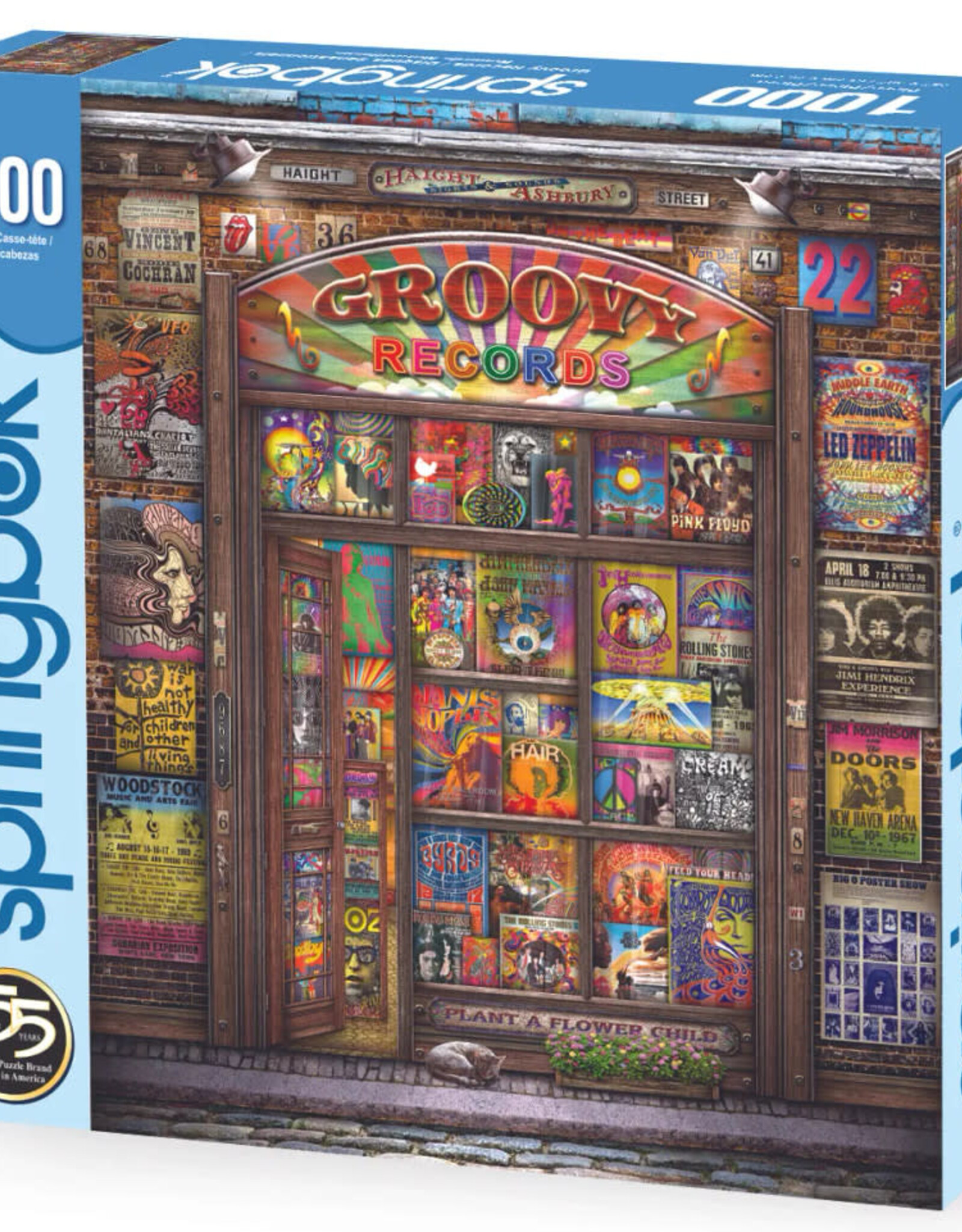 Springbok Groovy Records Puzzle (1000 PCS)