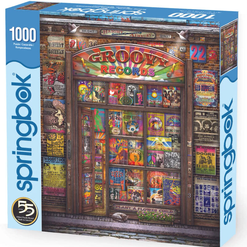 Springbok Groovy Records Puzzle (1000 PCS)