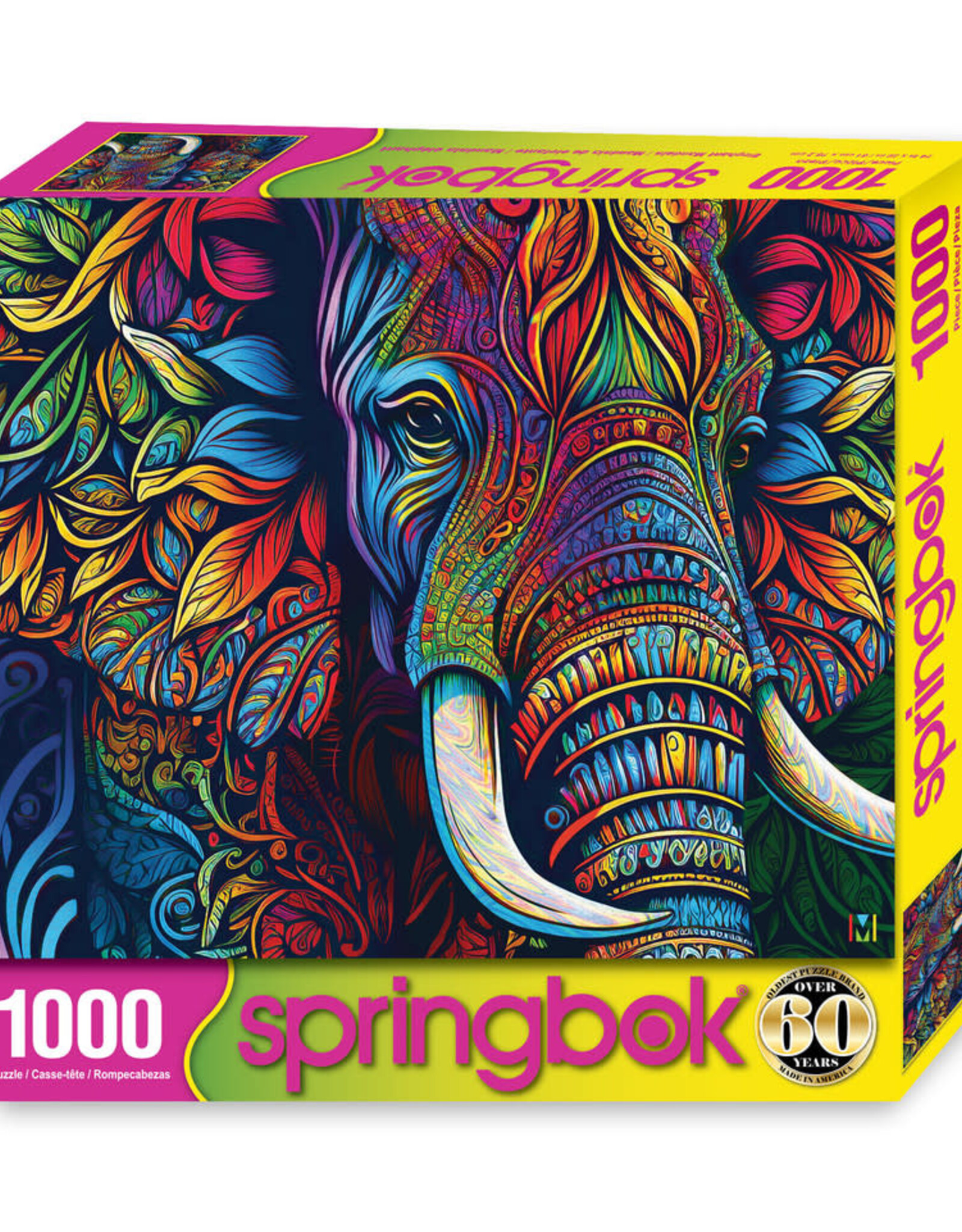 Springbok Elephant Mandala Puzzle (1000 PCS)