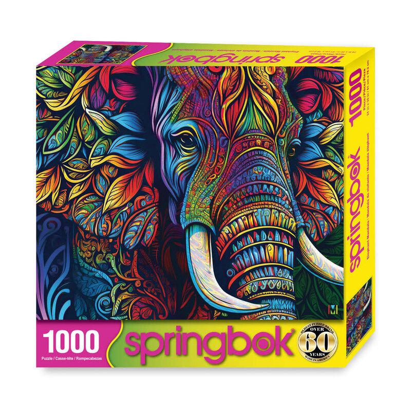 Springbok Elephant Mandala Puzzle (1000 PCS)