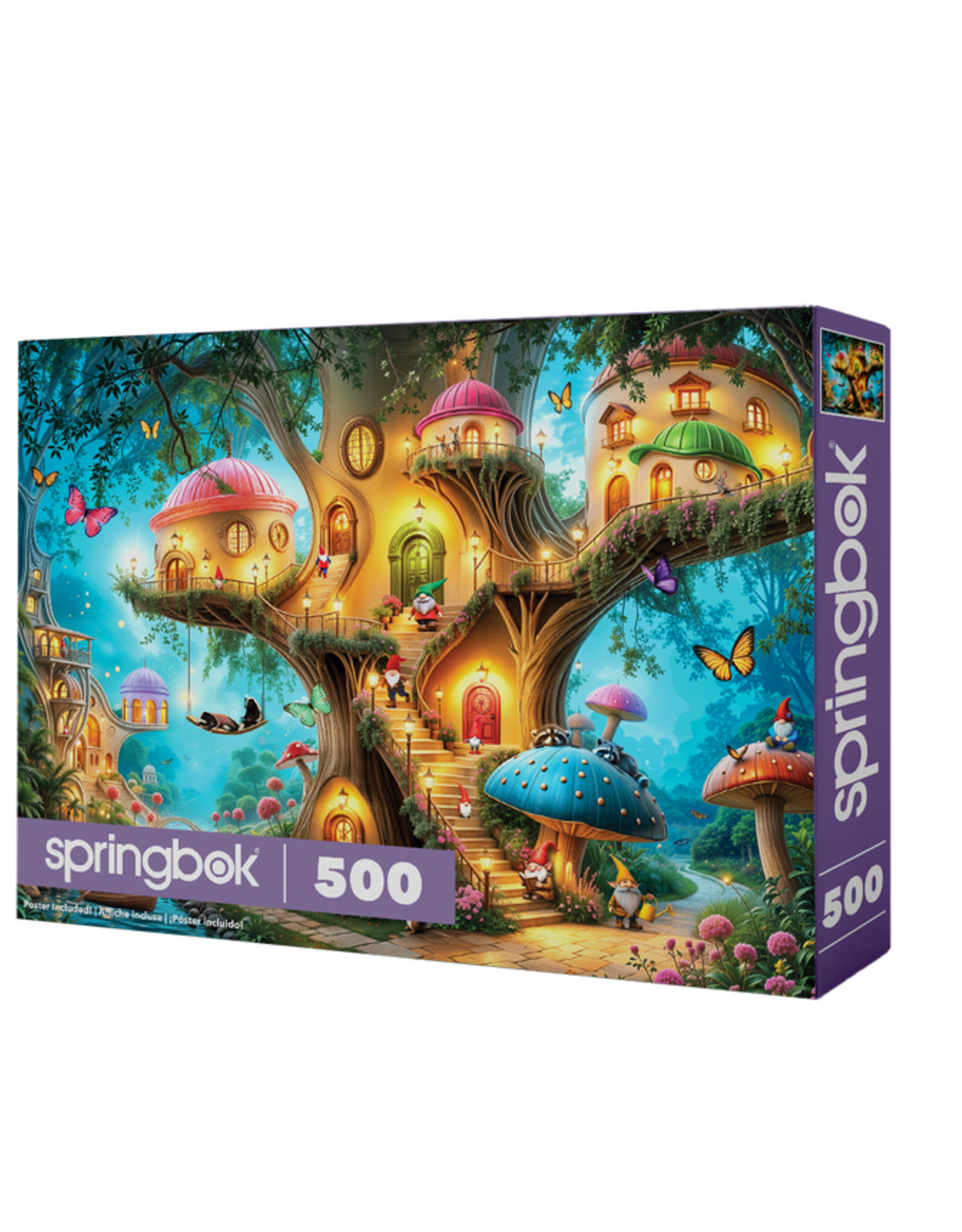 Springbok Gnome Treehouse Village Puzzle (500 PCS)
