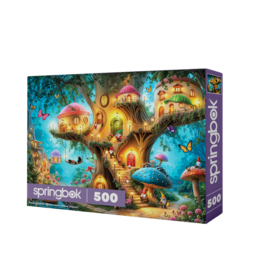 Springbok Gnome Treehouse Village Puzzle (500 PCS)