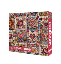 Springbok Crochet Hearts Puzzle (1000 PCS)