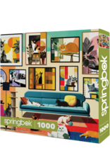 Springbok Mid-Century Cats Puzzle (1000 PCS)