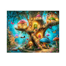 Springbok Gnome Treehouse Village Puzzle (500 PCS)