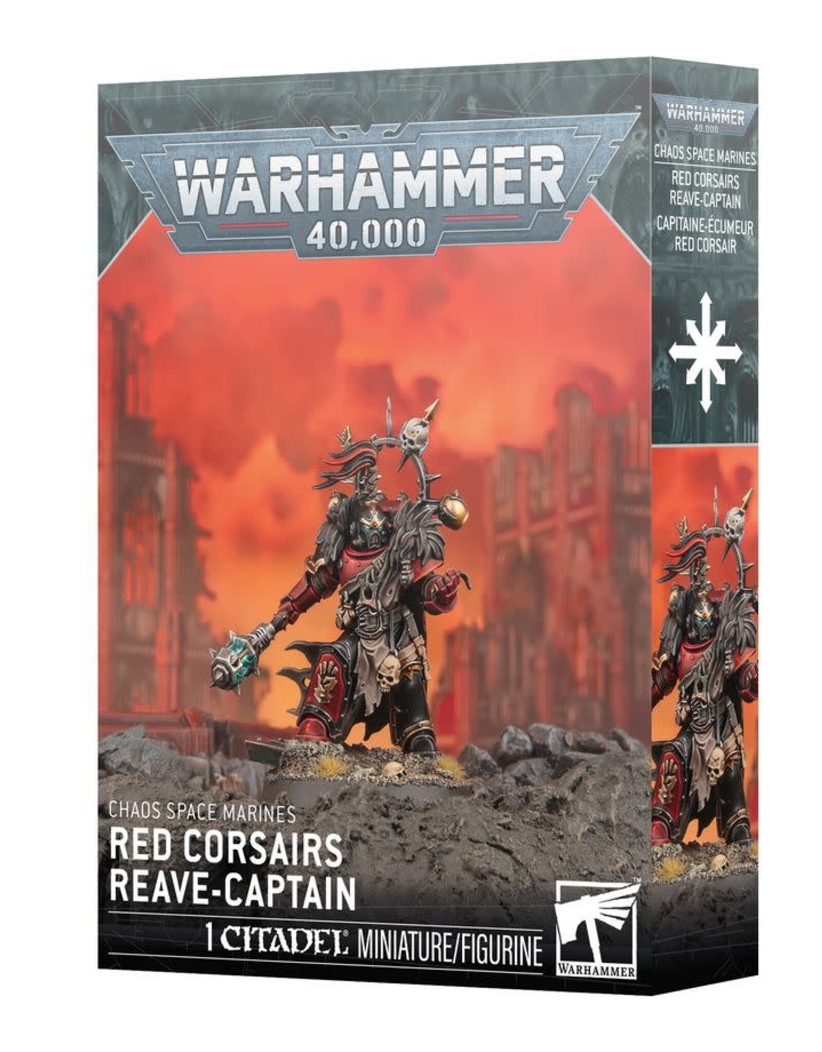 Games Workshop Warhammer 40k Chaos Space Marines Red Corsairs Reave-Captain
