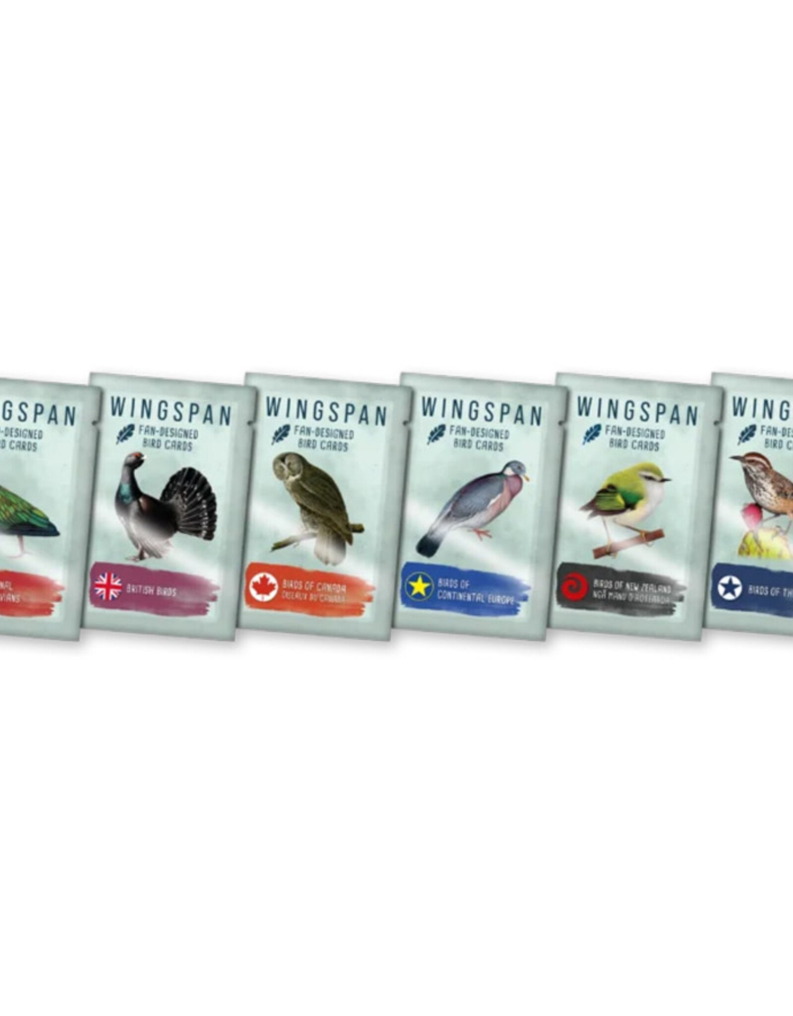 Stonemaier Games Wingspan Fan Designed Set 1 (6 packs)