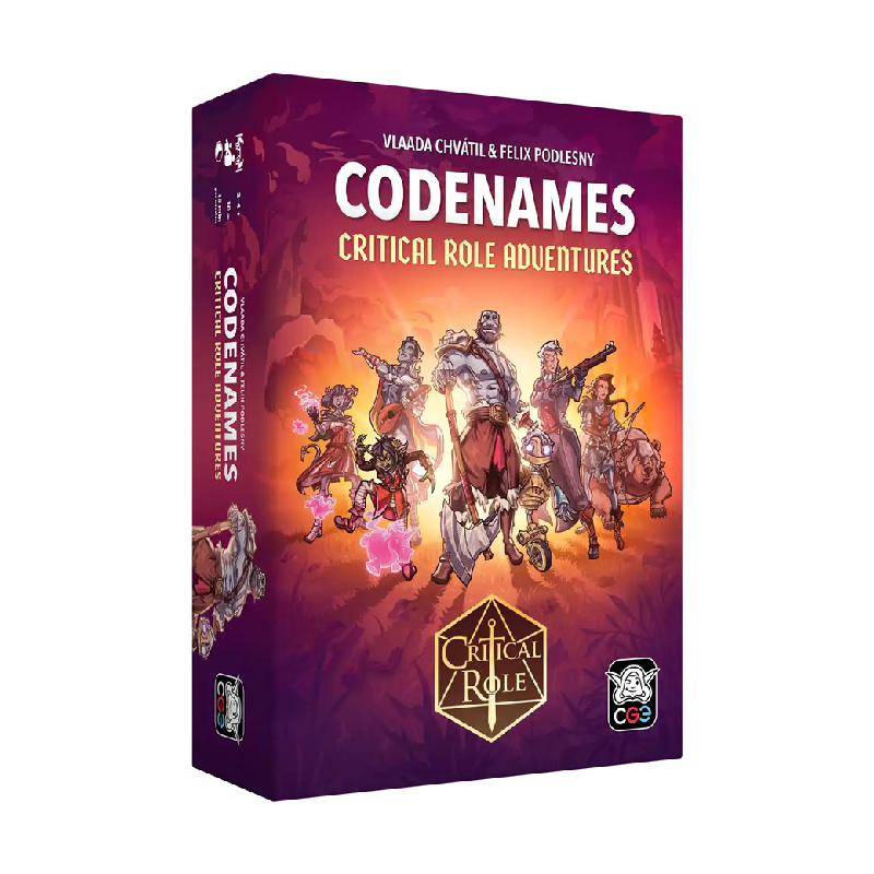 Czech Games Edition (September 2026) Codenames: Critical Role Adventures