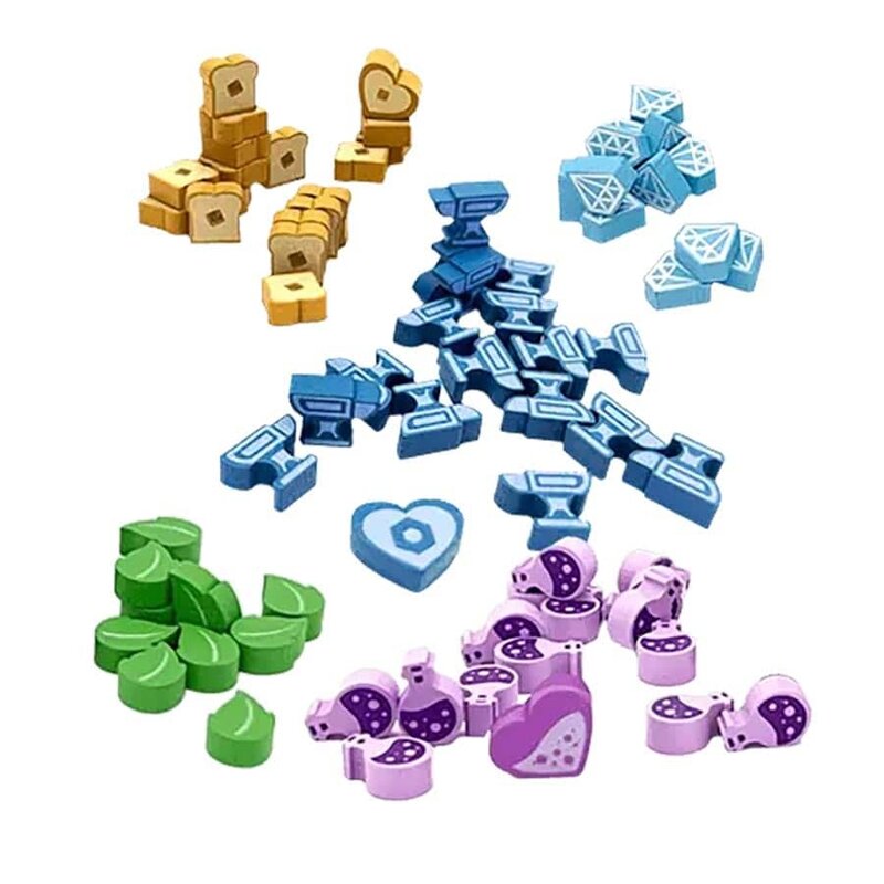 Lucky Duck Games Flamecraft Wooden Resources