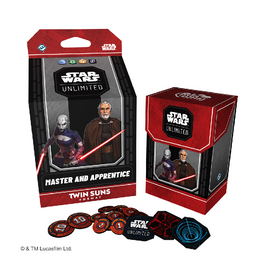 Star Wars Unlimited Twin Suns Deck Master and Apprentice