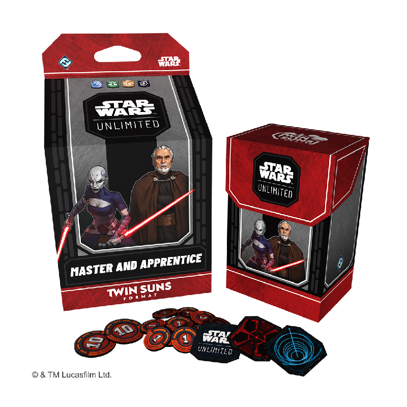 Star Wars Unlimited Twin Suns Deck Master and Apprentice