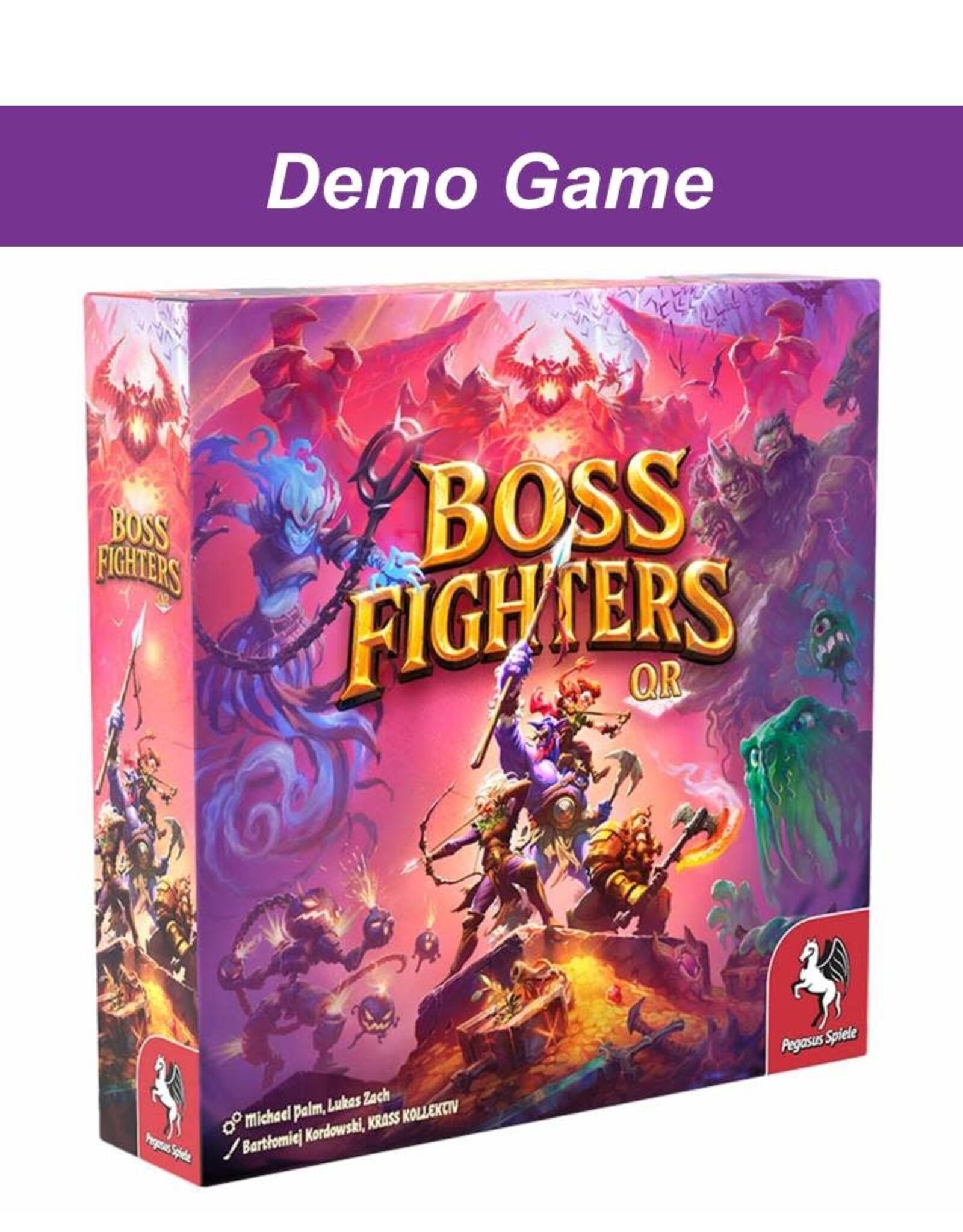 Pegasus Spiele (DEMO) Boss Fighters QR. Free to Play In Store!