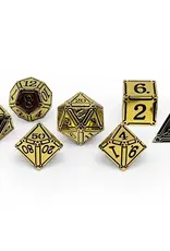 Norse Foundry Norse Metal RPG Dice (7) Ironworks Ancient Treasures