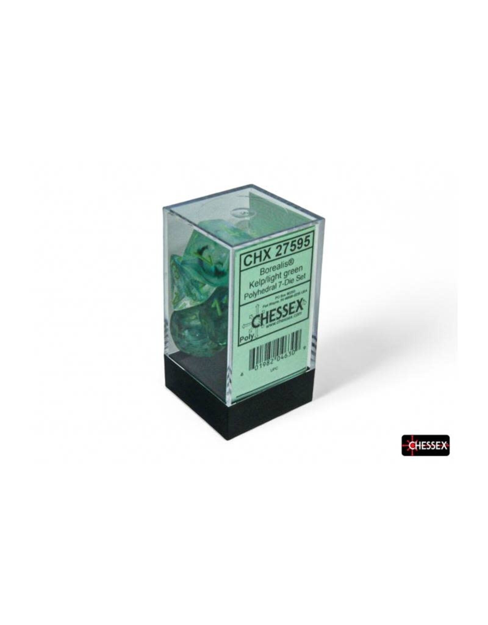 Chessex Chessex RPG Dice (7) Gemini Purple Kelp Light Green