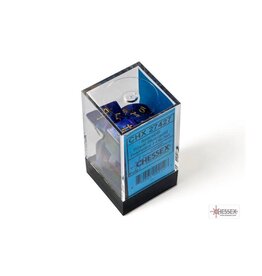 Chessex Chessex RPG Dice (7) Scarab Royal Blue/Gold