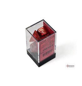 Chessex Chessex RPG Dice (7) Scarab Scarlet/Gold